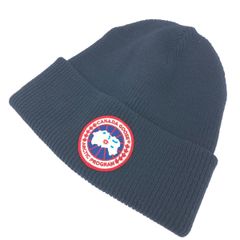 CANADA GOOSE カナダグース ニット帽 ブラック - メルカリ