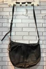 美品】COACH コーチ ショルダーバッグ シグネチャー ダブルポケット 黒