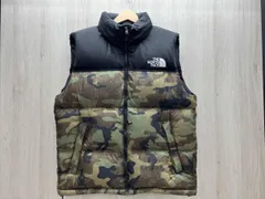 THE NORTH FACE/ノースフェイス ND92233 Novelty Nuptse Vest/ノベルティヌプシベスト リサイクルダウン 50デニール 肩切替 カモフラ柄 XL