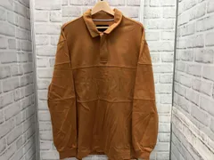 NIKE/JORDAN BRAND M J ESS STMT RUGBY/長袖ポロシャツ/Lサイズ/キャメル/ナイキ/ジョーダン/ラグビースタイル/FV7261-228