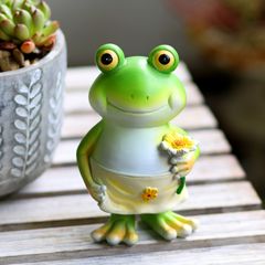 コポー カエル 置物 フィギュア 紫陽花 あじさい レア - メルカリ