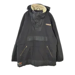 90年代 POLO SPORT ポロスポーツ ラルフローレン アノラックパーカージャケット ブラック(メンズ L)中古 古着 X3357