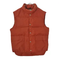 70年代 WOOLRICH ウールリッチ ダウンベスト ヴィンテージ ワインレッド(メンズ MEDIUM)中古 古着 X3358