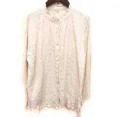 SEASON REASON LIN＆RED シャツ ブラウス 長袖 M ベージュ /RT ●RY