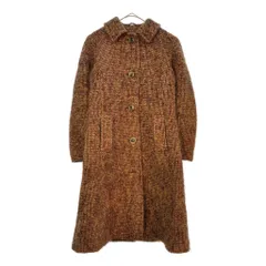 80年代 イングランド製 Aquascutum アクアスキュータム ステンカラーコート マルチカラー(レディース 12)中古 古着 X3376