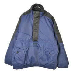 90年代 NIKE ナイキ ハーフジップ プルオーバージャケット スポーツ ブルー(メンズ L)中古 古着 X3421