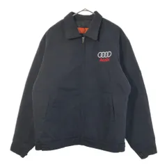 RED KAP レッドキャップ Audi アウディ ワークジャケット ブラック(メンズ M)中古 古着 X3427のサムネイル