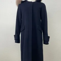 【MISCH MASCH】ミッシュマッシュ ロングコート M ファー付き ブラック　20260212-0004