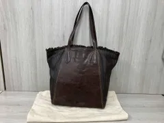 dan genten ダンゲンテン レザートートバッグ ダークブラウン
