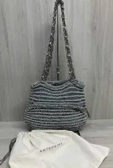 ANTEPRIMA アンテプリマ トートバッグ ショルダーバッグ ワイヤーバッグ シルバー フロントポケット チェーンショルダー レディース