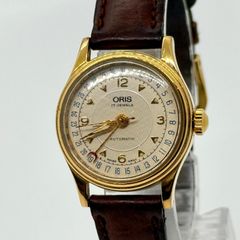 OH済/希少】ORIS オリス ポインターデイト 裏スケ 自動巻 1990年代