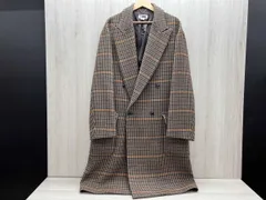H BEAUTY&YOUTH UNITED ARROWS/Hビューティ&ユナイテッドアローズ CHECK DOUBLE POLO COAT チェスターコート 1225-139-8518 ウール ロング