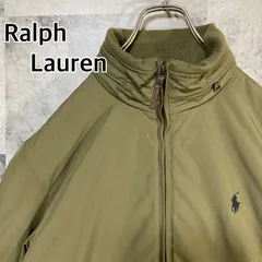 POLO RALPH LAUREN ポロ ラルフローレン ジップジャケット ポリエステル オリーブ S ブルゾン スウィングトップ