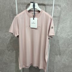 新品タグ付き MONCLER Tシャツ くすみピンク フリル付き 8A 130 - メルカリ