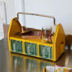 ダルトン 調味料ラック TABLE ORGANIZER （ DULTON スチール 小物収納 スパイスラック 調味料ケース 収納 スタンド ガラス 収納ラック 調味料入れ ストッカー ガラスポット 持ち運び おしゃれ キッチン 洗面所 文具 )のサムネイル
