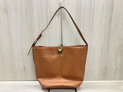 通年 RALPH LAUREN ラルフローレン トートバッグ 金具付き ブラウン