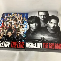 中古】DVD  『HiGH & LOW   THE LlVE』３枚組　『HiGH & LOW  THE RED RAIN』２本まとめて　T714