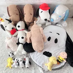 スヌーピー PEANUTS ぬいぐるみ 17点セット マスコット SNOOPY 大量まとめ売り タグあり多数 17