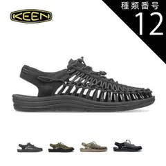 種類12：BLK-BLK/US8.5(26.5cm) キーン ユニーク サンダル メンズ KEEN UNEEK コンフォートサンダル スニーカー キャンプ アウトドア フェス (240304)