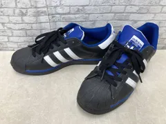adidas アディダス SUPER STAR FV4190 ローカットスニーカー 27.5cm ブラック×ホワイト×ブルー