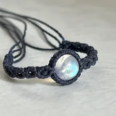 宝石質ホワイトラブラドライト   指輪