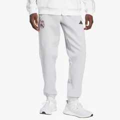 【送料無料・匿名配送】XLサイズ adidas アディダス レアルマドリード ダブルニット パンツ 25/26 ジョガー グレー 灰 白 ホワイト 新品 正規品 日本未発売