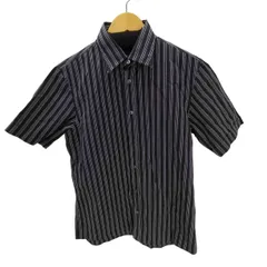 カルバンクライン CALVIN KLEIN 刺繍 ストライプ S/S シャツ メンズ import：L 