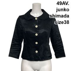 49AV. ジュンコシマダ レザージャケット 羊革 2way 40 - メルカリ