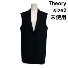 Theory ブラック ダブルブレスト ベスト - メルカリ