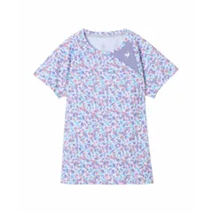 【新品】le coq sportif（ルコック）半袖ティーシャツ Aile forme グラフィックゲームシャツ レディース 女性 吸汗速乾/UV CUT(UPF50+)/遮熱/クーリング(効果)/消臭/JTA公認　ホワイト　LN5FHT10L-WH00