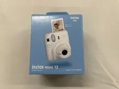 【未開封・箱汚れアリ】富士フイルム インスタントカメラ instax mini 12 チェキ クレイホワイト 4547410489149