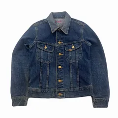 Lee デニムジャケット レディース Lサイズ インディゴブルー ジージャン Gジャン ライトアウター 色落ち感最高 アメカジ