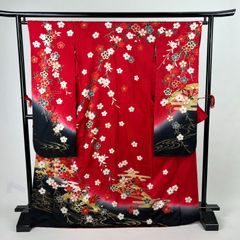 可憐さ№1&レア&極美品【成人式 正絹 和装 着物 振袖 留袖 和装 訪問着