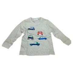 未使用品 familiar 車モチーフの長袖Tシャツ（ロンT） 100センチ