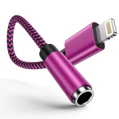 iPhone 変換アダプタ イヤホン ジャック Lightning - 3.5mm イヤホン 変換ケーブル MFi認証 イヤホン・ヘッドホンアダプター ライトニング 3.5mm 変換 音量調節/音楽対応iPhone14/13/12/11/iPadなど対応 0.