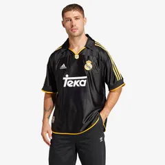 【送料無料・匿名配送】adidas Originals アディダスオリジナルス レアルマドリード ユニフォーム 1999/00 アウェイ 復刻 黒 ブラック 新品 正規品 日本未発売