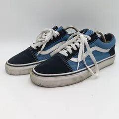 VANS バンズ Old Skool オールドスクール スニーカー メンズ ネイビー/ブラック 紺色/黒 27cm C-12-5