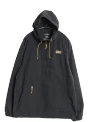 【お得なクーポン配布中!】 エルエルビーン ナイロン アノラック パーカー ジャケット メンズ M / プルオーバー ハーフジップ マンパ パッカブル ブルゾン シンプル 黒