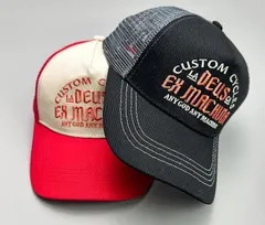 トラッカーキャップ　帽子　アメカジ　刺繍　メッシュ　メンズ