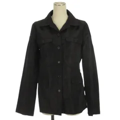 セオリー Theory ポケット ナイロン シャツ ジャケット ブラック 4 ■GY43