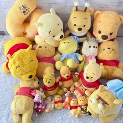 くまのプーさん ぬいぐるみ 大量まとめ売り タグあり多数  プーさん Disney 21点セット  ティガー ディズニー 21