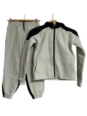  adidas アディダス　ジャージ上下　裏起毛フリース　CLIMAHEAT グリーン系　キッズ　サイズ140【Z1798】