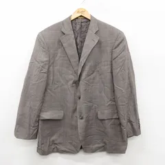L/古着 ブルックスブラザーズ 長袖 ブランド テーラード ジャケット メンズ ロング丈 ウール グレー他 チェック 26jan09のサムネイル