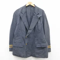 L/古着 ラルフローレン 長袖 ブランド テーラード ジャケット メンズ 90年代 90s コットン USA製 濃グレー他【spe】 26jan09
