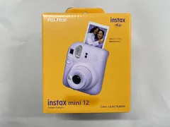 【未開封・箱汚れアリ】富士フイルム インスタントカメラ instax mini 12 チェキ ライラックパープル 4547410489156
