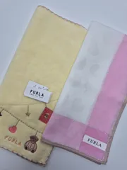 【新品】FURLA レディースハンカチ & タオルハンカチ セット