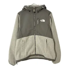 THE NORTH FACE ノースフェイス Denali デナリ・フーディ フリースジャケット アウトドア グレー(レディース S)中古 古着 X3193