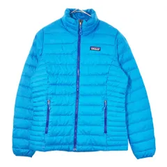 patagonia パタゴニア ダウンセーター ダウンジャケット アウトドア ライトブルー(レディース S)中古 古着 X3205