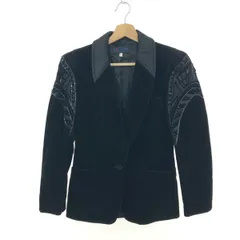 ESCADA エスカーダ 西ドイツ製 ベロアジャケット サイズ:34 ビジュー・スパンコール使い ヴィンテージ   ブラック レディース / 240001189945のサムネイル