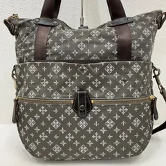 133　russet　ラシット　トートバッグ　 ショルダーバッグ　リュック　マルチウェイ　 モノグラム　総柄　グレー系　ナイロン　 レザー　レディース